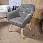 2x Fauteuil Grijs